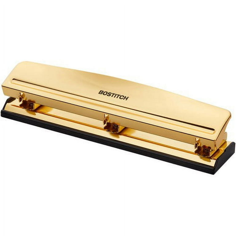 Bostitch 3-hole Punch - 3 Punch Head(s) - 12 Sheet - 9/32 Bostitch 3-hole Punch - 3 Punch Head(s) - 12 Sheet - 9/32