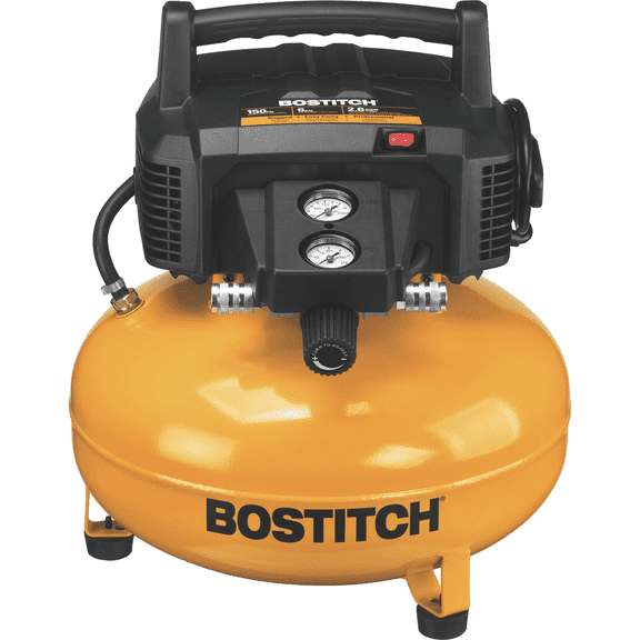 Bostitch 6 Gal. Pancake Air Compressor - Single Pack  Residential Use, Standard Application