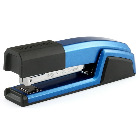 Bostitch Antimicrobial Epic Stapler, 25-Sheet Capacity, Blue