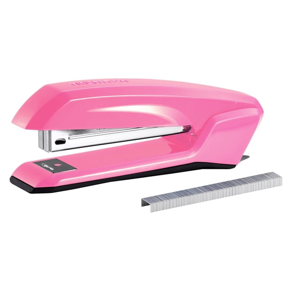 Bostitch Ascendâ„¢ Desktop Stapler with Built-in Staple Remover, Pink