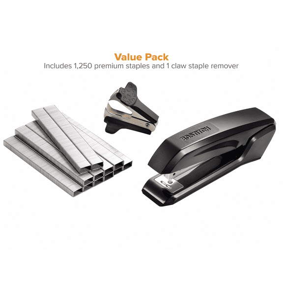 Bostitch Ascend™ Stapler Value Pack - Built in Remover - Staple Storage