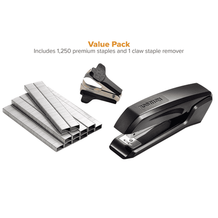 Bostitch Ascend™ Stapler Value Pack - Built in Remover - Staple Storage