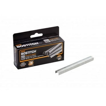 Bostitch B8 PowerCrown Premium Staples, 1/4" Leg Length, 5000 Staples per Box
