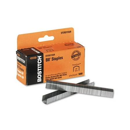 Bostitch® B8® PowerCrown™ Premium Staples, 3/8" Size, Box Of 5,000