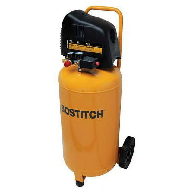 Bostitch BTFP02028 26 Gallon 150 PSI Oil-Free Vertical Air Compressor