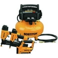thumbnail image 1 of Bostitch BTFP3KIT 3-Piece Nailer/ 0.8 HP 6 Gallon Oil-Free Pancake Air Compressor Combo Kit, 1 of 3