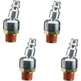 thumbnail image 1 of Bostitch BTFP72333 Industrial 1/4-Inch Series Swivel Plug with 1/4-Inch NPT Male Thread, 4 PACK, 1 of 1