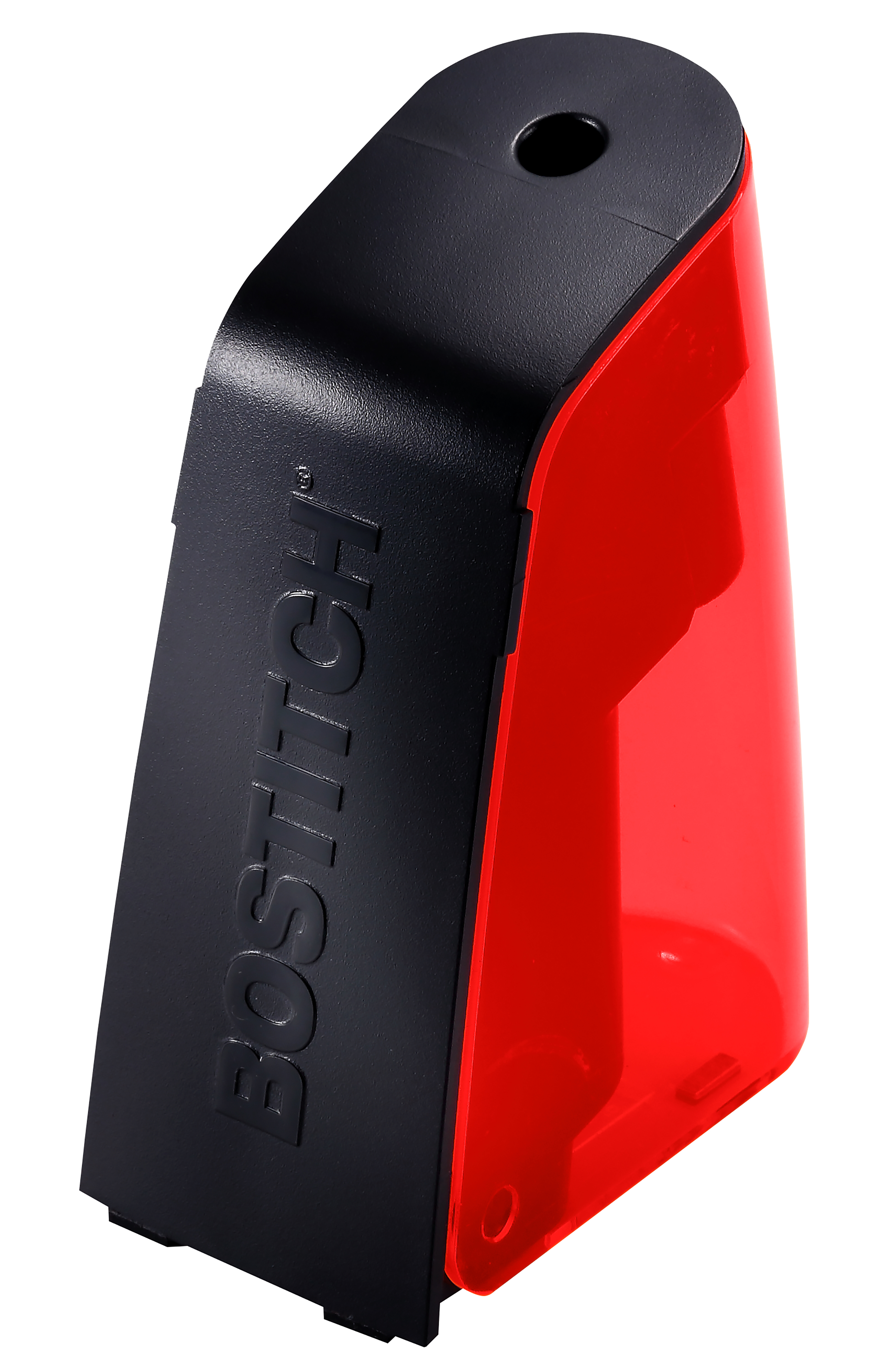Bostitch Battery Operated Pencil Sharpener with Replaceable Cutter, Red