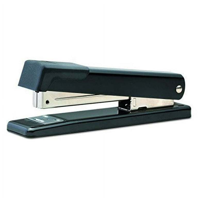 Standard Full Strip Desk Stapler, 15-Sheet Capacity, Black