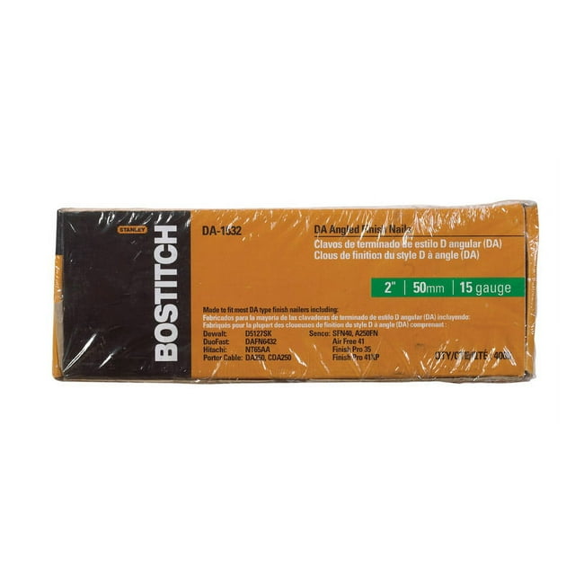 Bostitch DA-1532 2" DA Angled Finish Nails 4,000 Count