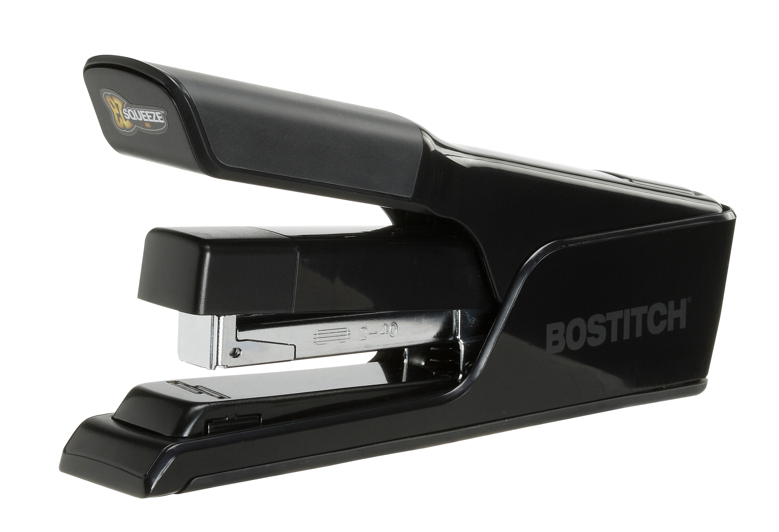 Bostitch EZ Squeeze Heavy Duty Desktop Stapler, 40 Sheet Capacity, Black