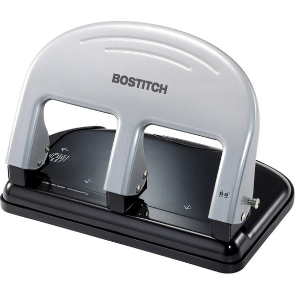 Bostitch EZ Squeeze? Three-Hole Punch, 40-Sheet Capacity, Reduced Effort