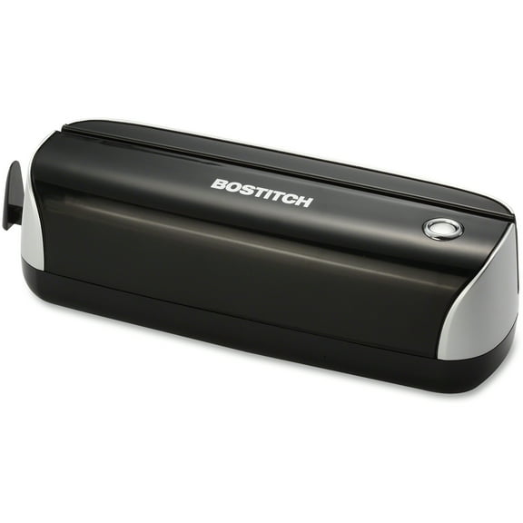 Bostitch Electric + Battery Powered 3-Hole Punch, Black