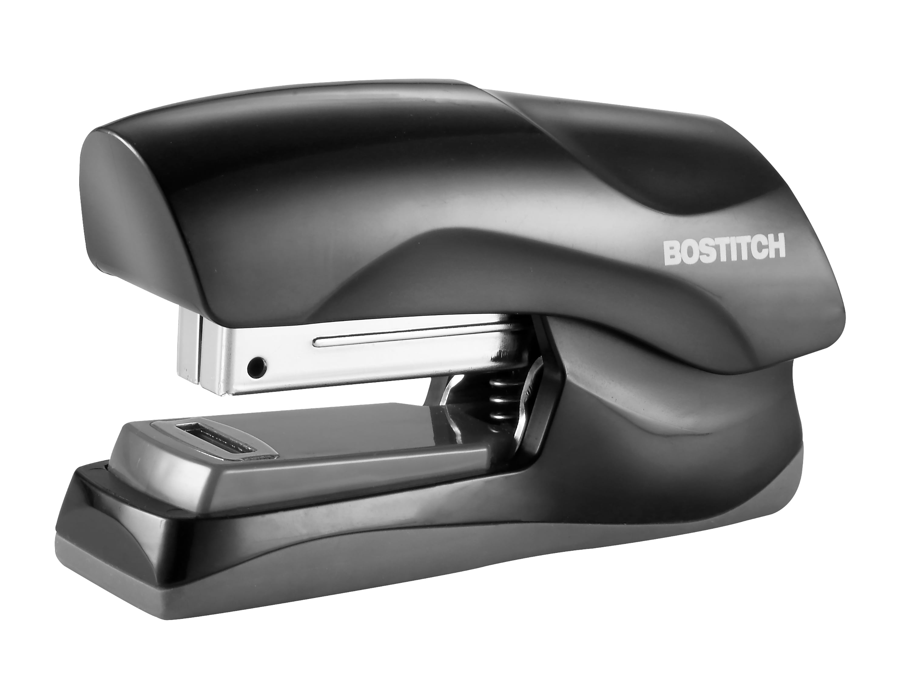 Bostitch Flat Clinch Stapler, 40 Sheets, Black