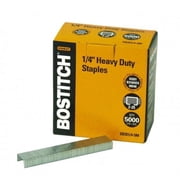 Bostitch Heavy Duty Premium Staples, 2-25 Sheets, 1/4" Leg, 5000 Staples per Box