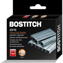 Bostitch Heavy-Duty Staples, 1/2" Leg Length, 1000/Box