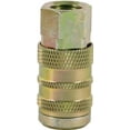 thumbnail image 1 of Bostitch IC-14F Hose Coupler, 1/4 x 1/4 in, FNPT, Steel, Plated, 1 of 2