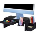 Bostitch Konnect Adjustable Monitor Riser with Drawer, Cell Phone Stand