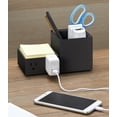 thumbnail interactive-video image 1 of Bostitch Konnect Power Expansion Kit: (1) Two-Outlet Charger for Desktop & (1) Pencil Cup, Black, 1 of 8