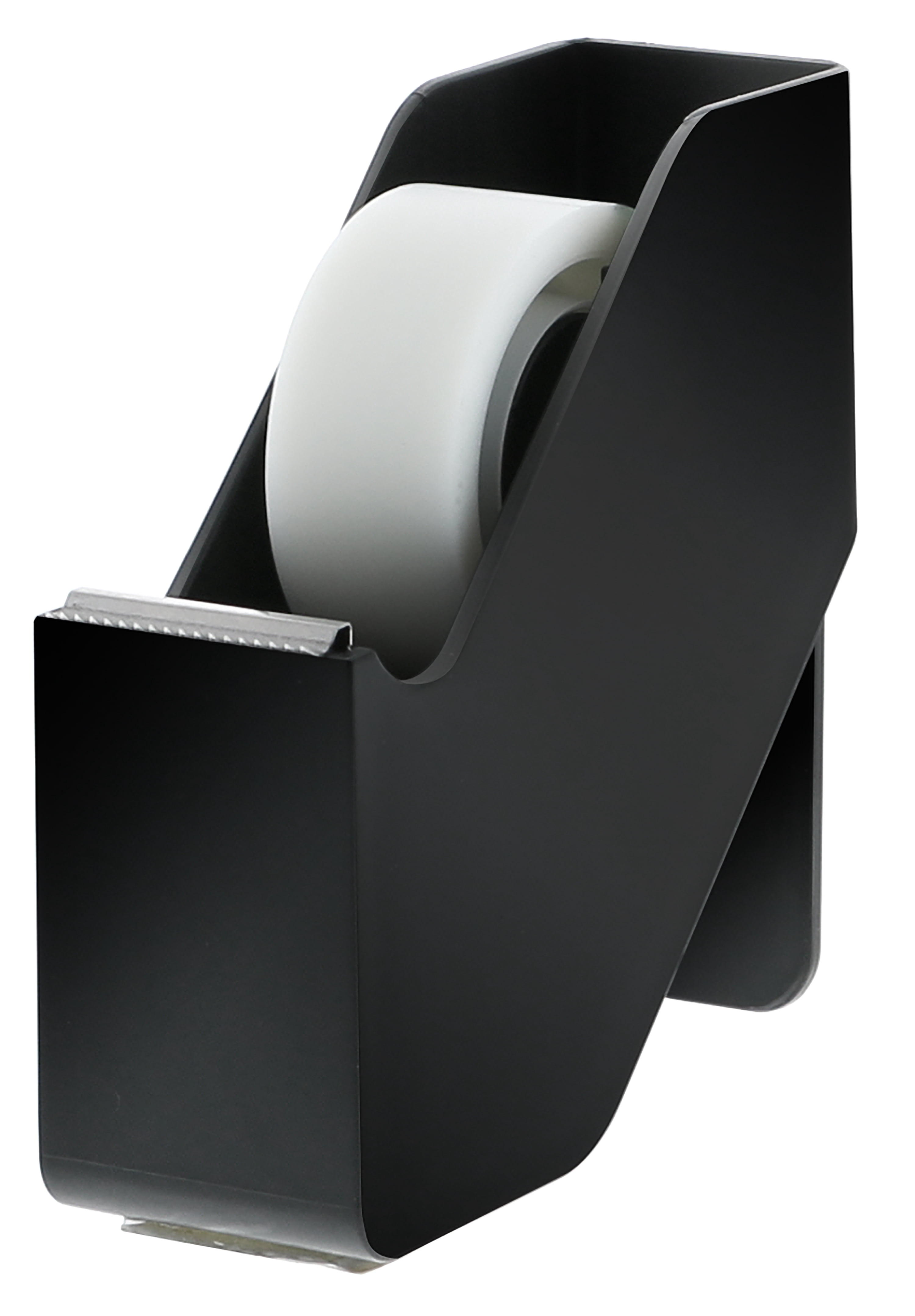Bostitch Konnect™ Tape Dispenser with Premium Single-sided Tape, Sticks to Desk, Black (KT-TAPE-BLK)