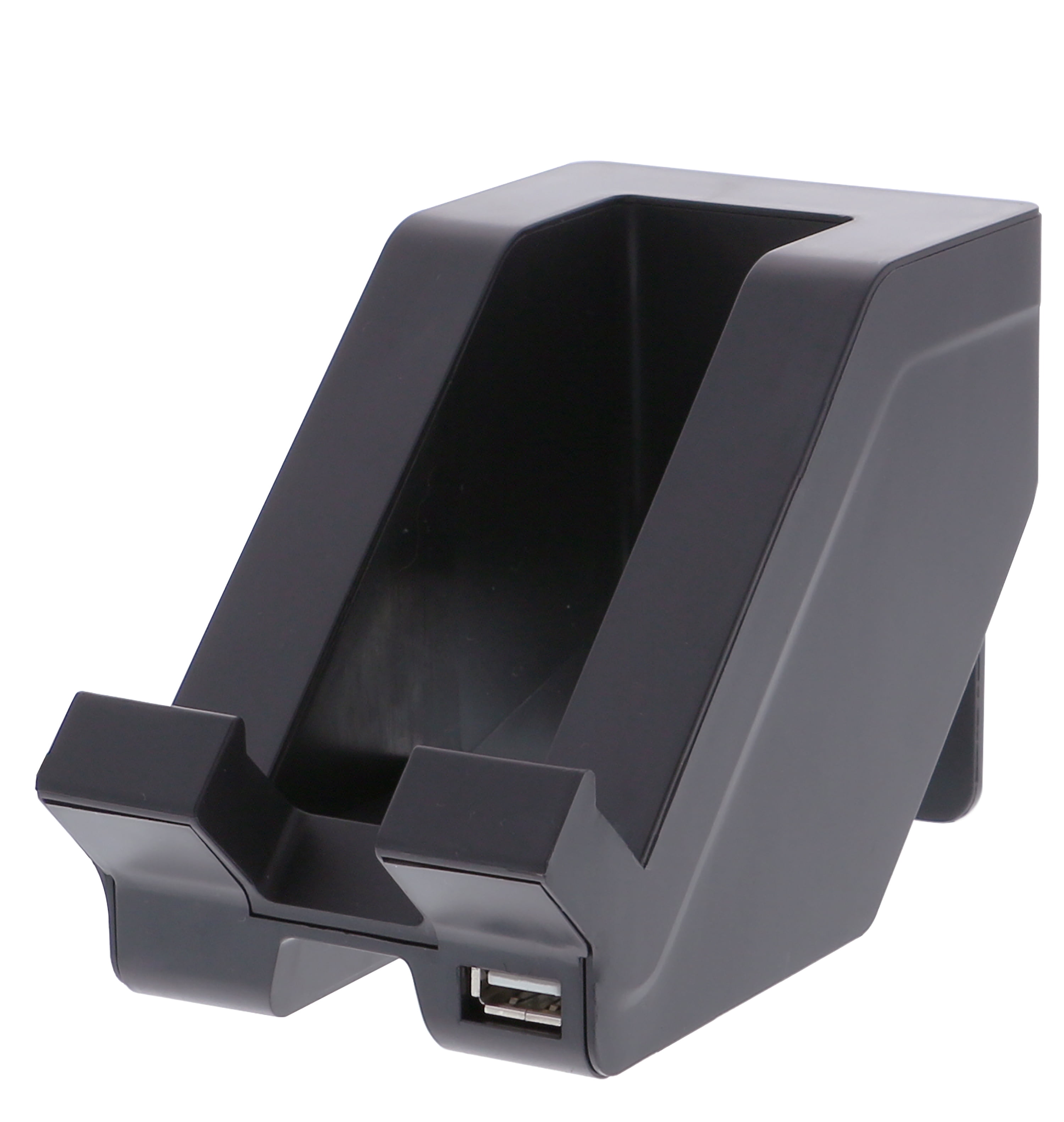 Bostitch Konnect™ USB Charging Phone Stand, Vertical or Horizontal Docking, Black (KT-PHONE-BLK)