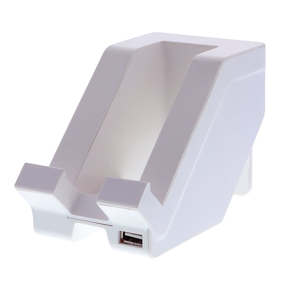 Bostitch Konnect™ USB Charging Phone Stand, Vertical or Horizontal Docking, White (KT-PHONE-WHITE)
