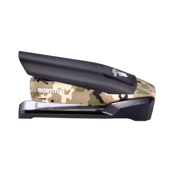 Bostitch Metal Spring Powered Stapler, One Finger, Supports Wounded Warrior Project, Camouflage (INP28-WW)