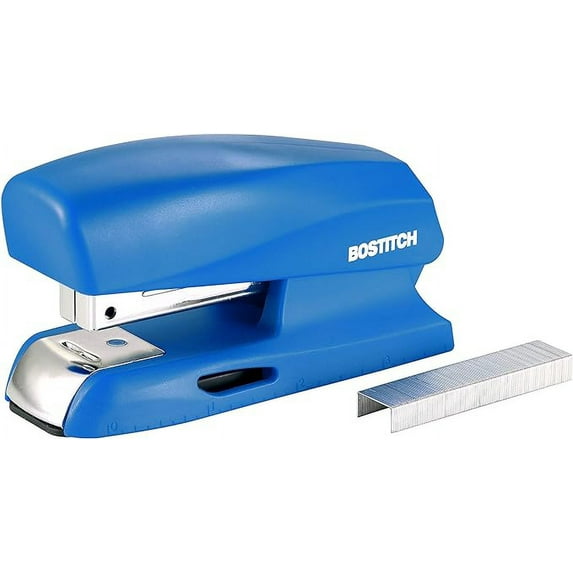 Bostitch Office 20 Sheet Stapler, Mini Stapler, Fits into the Palm of Your Hand Blue (B150-Blue)