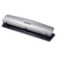 thumbnail image 1 of Bostitch Office 3 Hole Punch, 12 Sheet Capacity, Silver, 1 of 8
