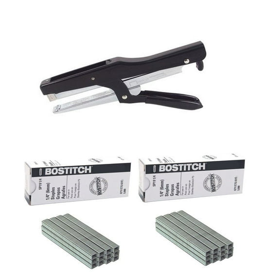 Bostitch P3 industrial plier stapler - with 2 boxes of staples, Bostitch P3 industrial Plier stapler By Bostitch Office