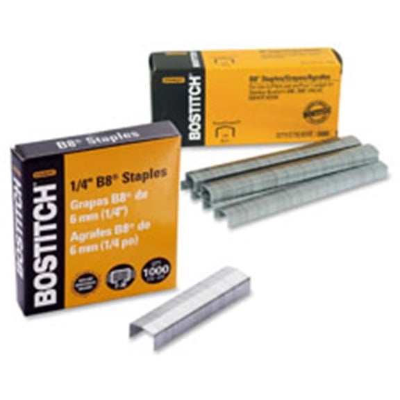 Bostitch PowerCrown Premium Staples, 10000 Per Box