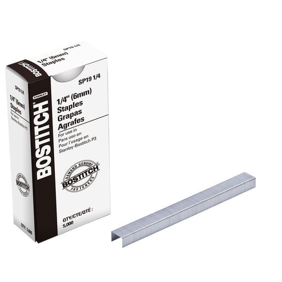 Bostitch Premium Staples for Plier Stapler, 6 Boxes of 5,000 Per Box