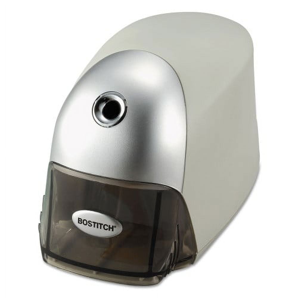 Bostitch QuietSharp Executive Electric Pencil Sharpener, AC-Powered, 4 x 7.5 x 5, Gray, Each