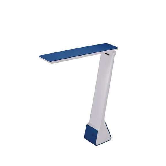 Bostitch Rechargable Battery Led Desk Lamp, 3 Color Temperatures, Flip Open, Blue (KT-VLED1810-BLUE)