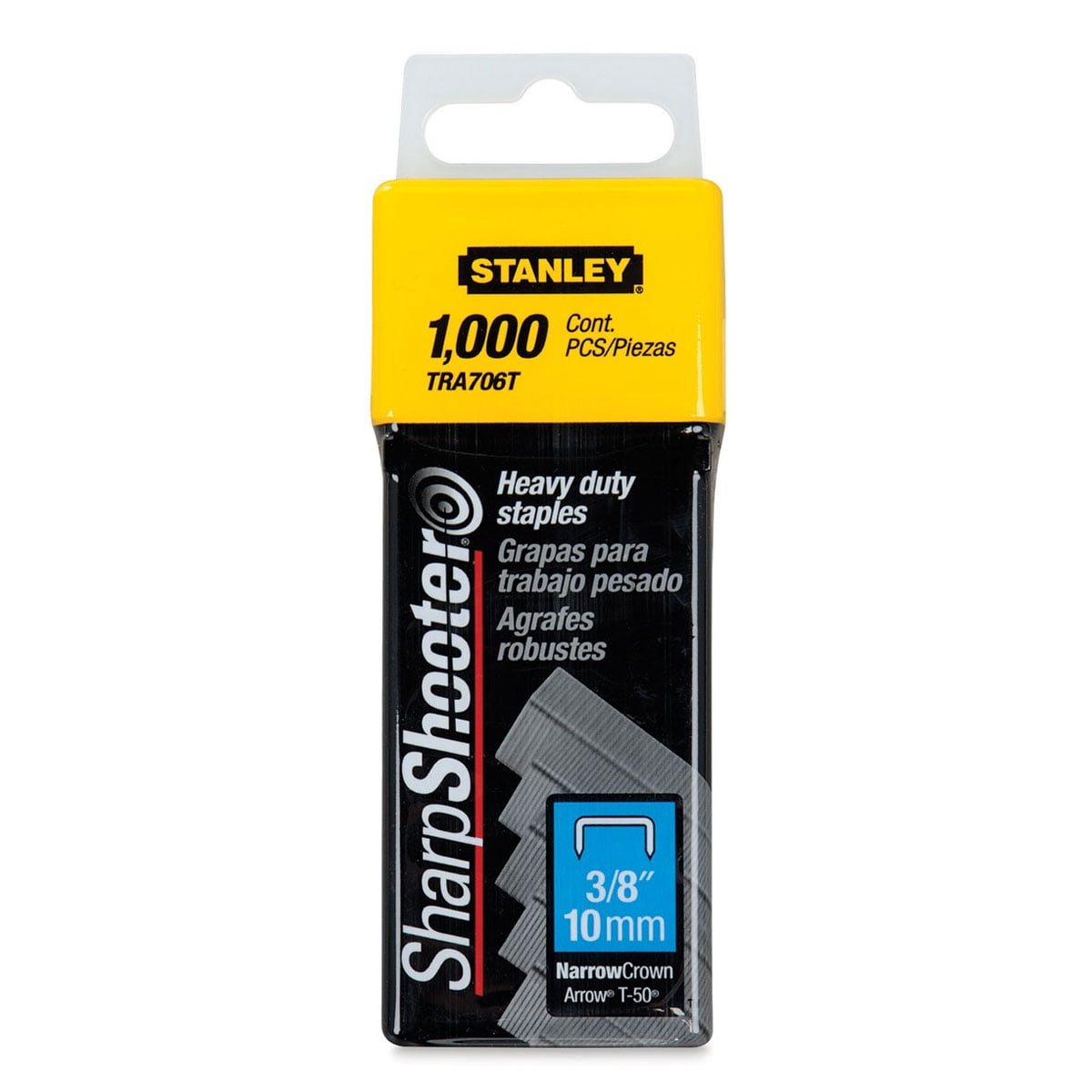 Bostitch SharpShooter Heavy Duty Staples, 3/8", Box Of 1,000