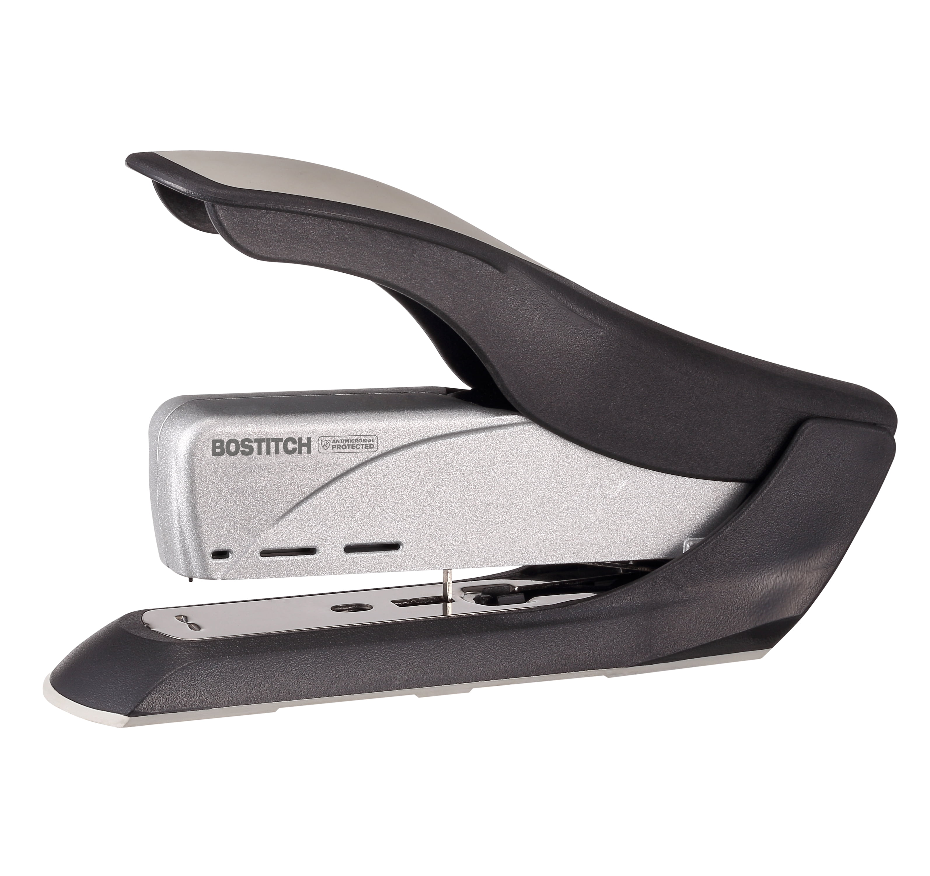 Bostitch Spring-Powered Premium Heavy Duty Stapler, Black/Silver
