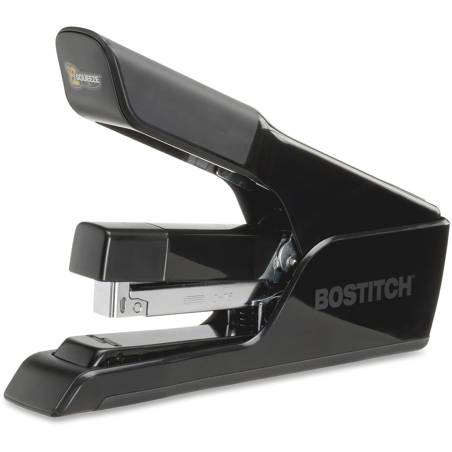 Bostitch EZ Squeeze 75 Sheet Heavy Duty Stapler, 75 Sheet Capacity, Black