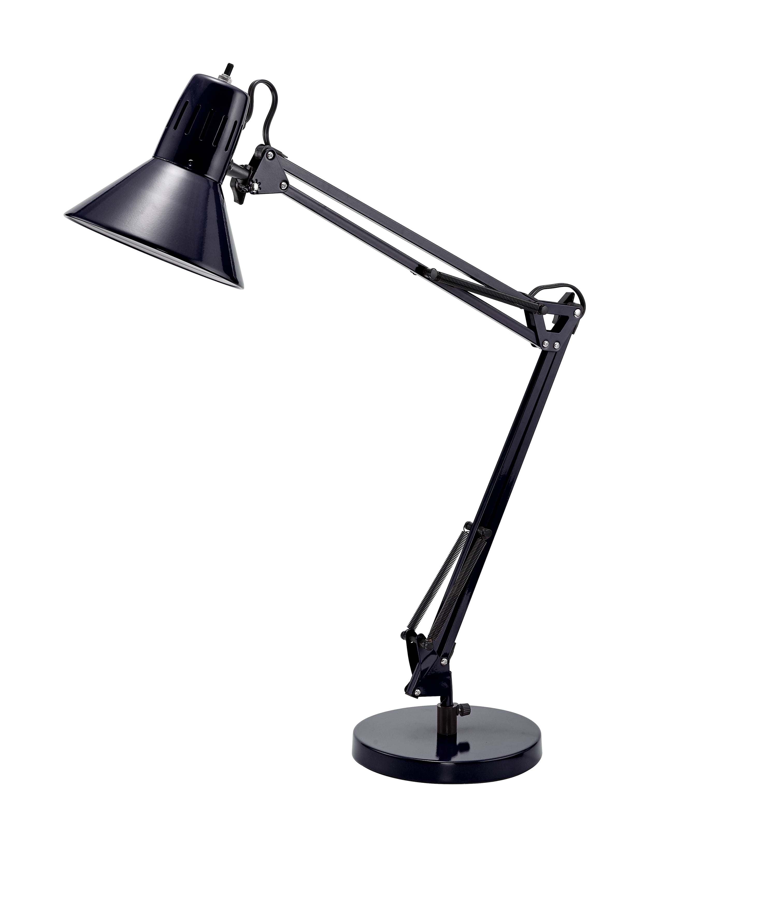 Bostitch Swing Arm Metal LED Desk Lamp, Black