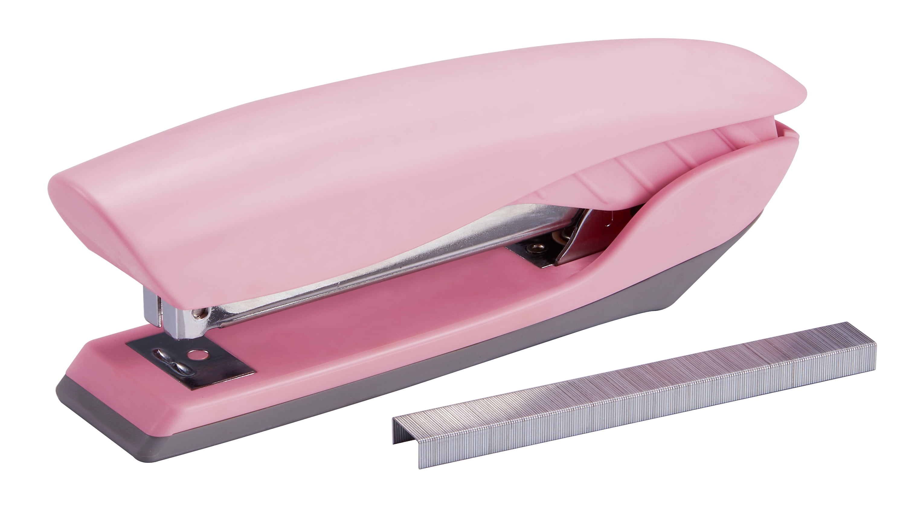 Bostitch Velvet Pink No Jam Stapler with Staples and Staple Remover