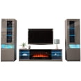 thumbnail image 1 of Boston 01 Electric Fireplace Modern Wall Unit Entertainment Center, 1 of 7