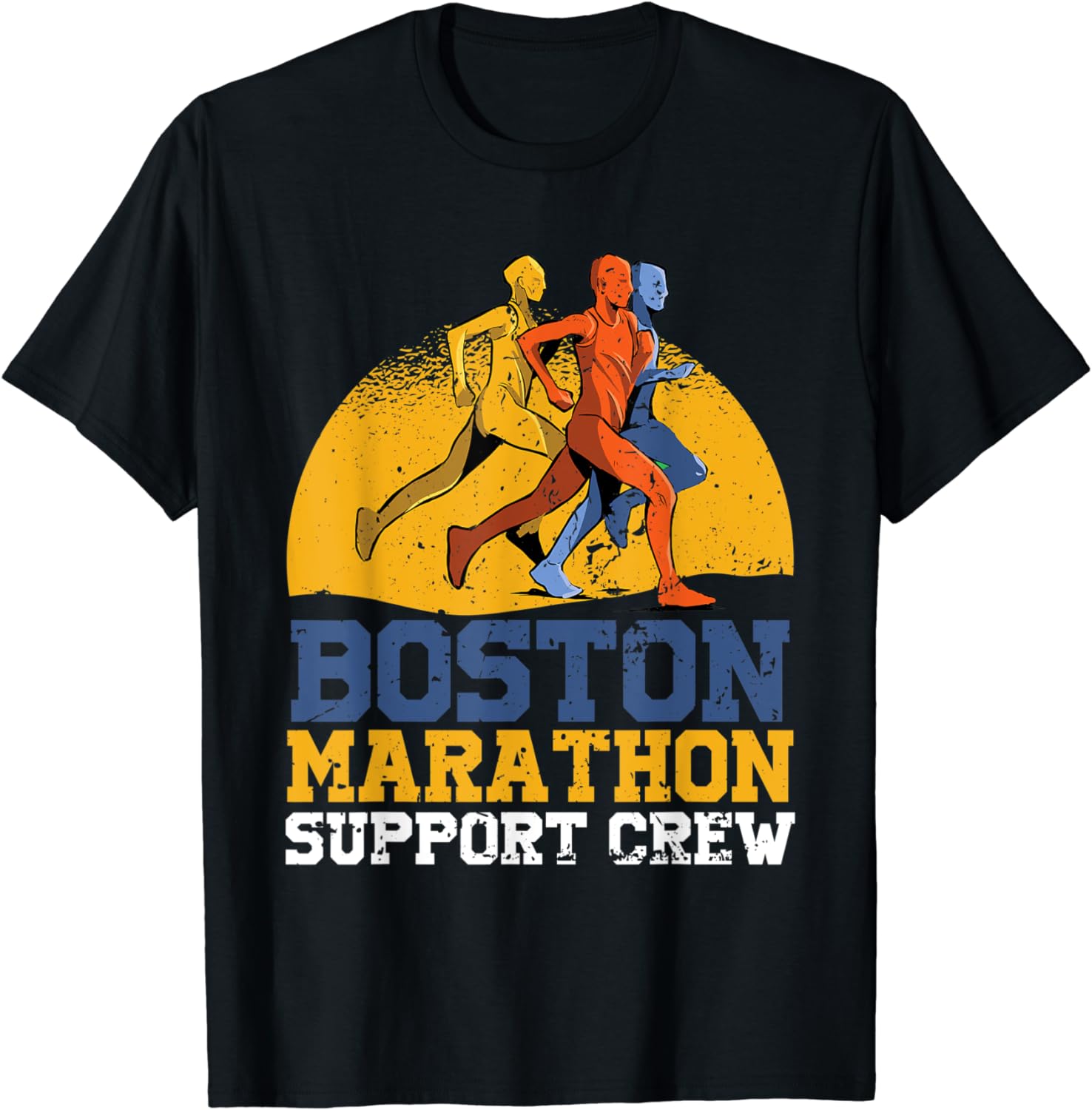 Boston 2024 Marathon Runner 26.2 Miles Support Crew TShirt
