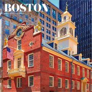 Boston | 2027 12x24" Hanging Wall Calendar | Plastic-Free | BrownTrout
