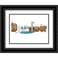 thumbnail image 1 of Boston 2x Matted 24x20 Black Ornate Framed Art Print by Stimson, Diane, 1 of 2