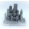 thumbnail image 1 of Boston 3D City Famous Building Model Statue Souvenir Decoration for Home Office Silver 4”, 1 of 6