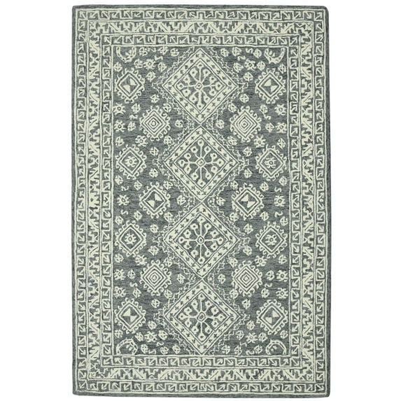 Boston BOS-61 Gray Transitional Rug 7' 6" X 9 ' 6"