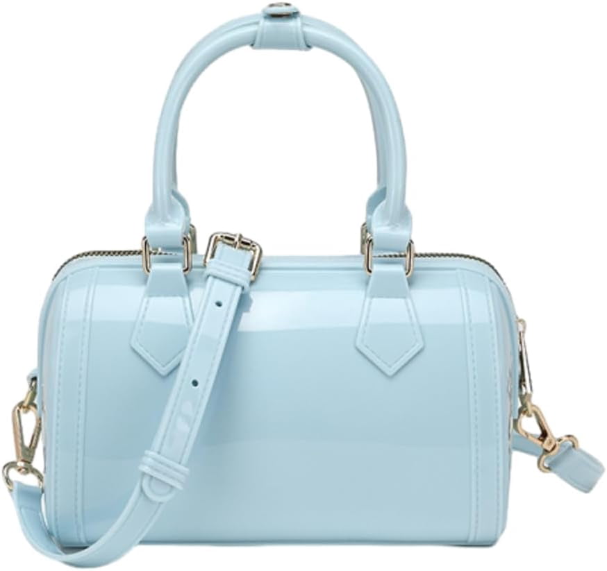 Boston Bag Crossbody Bags for Women Trendy Plastic Shoulder Purse