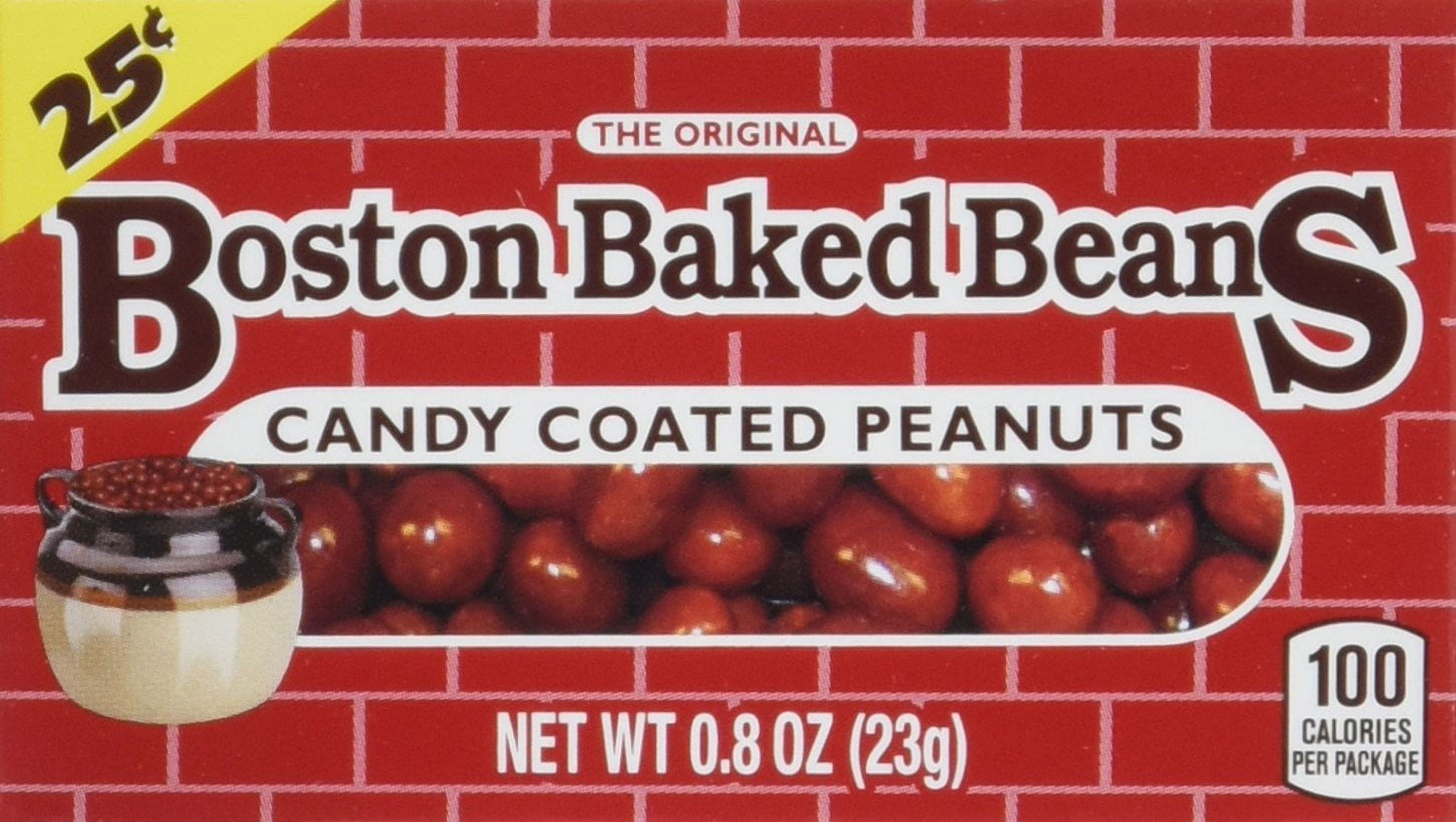 Boston Baked Beans Candy Coated Peanuts 0.8 Ounce Pack of 24 Walmart Business Supplies