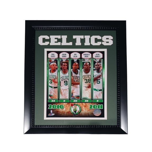Boston - Basketball 2010 - 2011 11x14 Frame