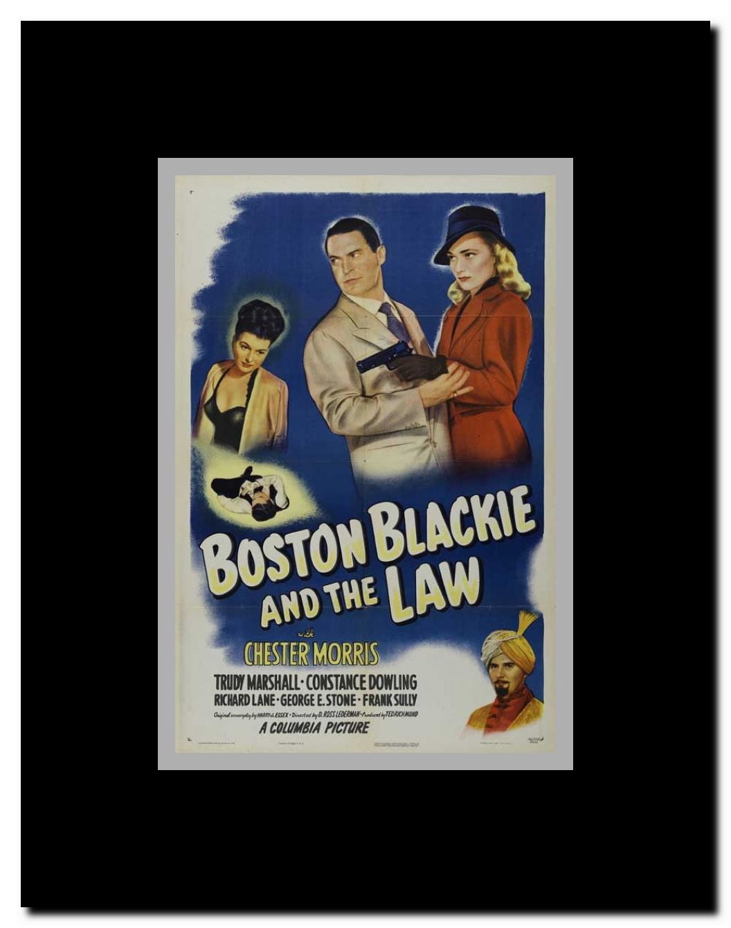 Boston Blackie and the Law Framed Movie Poster