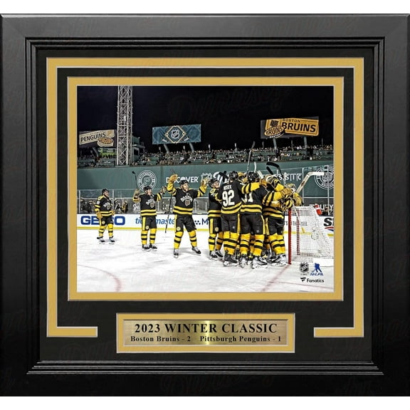 Boston Bruins 2023 Winter Classic 8" x 10" Framed Hockey Photo
